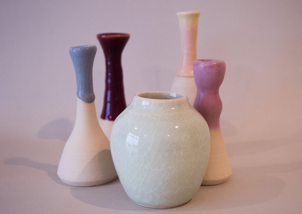 Ceramic vases shared by Cones Studio